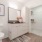 bathroom sink and bathroom next to closet Rivermark Northern Liberties Philadelphia PA luxury apartments 
