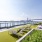 courtyard sundeck with lounge chairs overlooking the water  Rivermark Northern Liberties Philadelphia PA luxury apartments