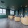 speakeasy lounge area with chairs  and tables Rivermark Northern Liberties Philadelphia PA luxury apartments 